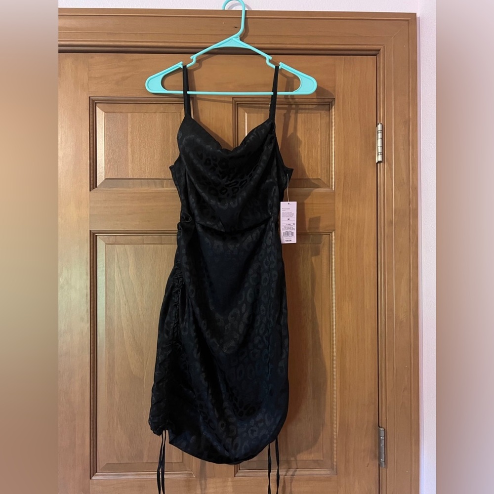 Black Cheetah Dress